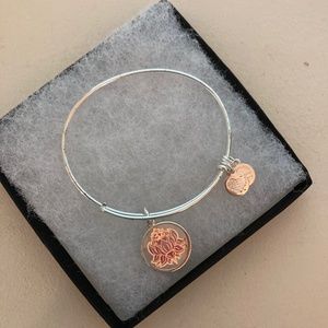 ALEX AND ANI LOTUS PEACE PETALS BRACELET